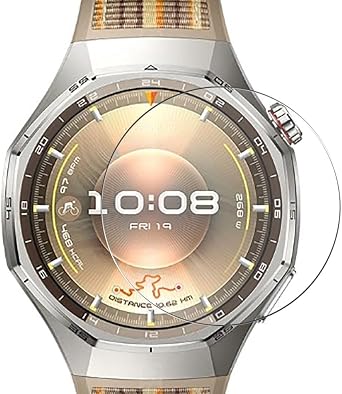 Puccy 3 Pack Tempered Glass Screen Protector, compatible with Huawei Watch GT 6 Pro Protectors Guard