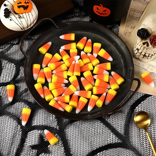 Image of JUNEBRUSHS 50 Pcs Fake Candy Corn Resin Halloween Table Decorations