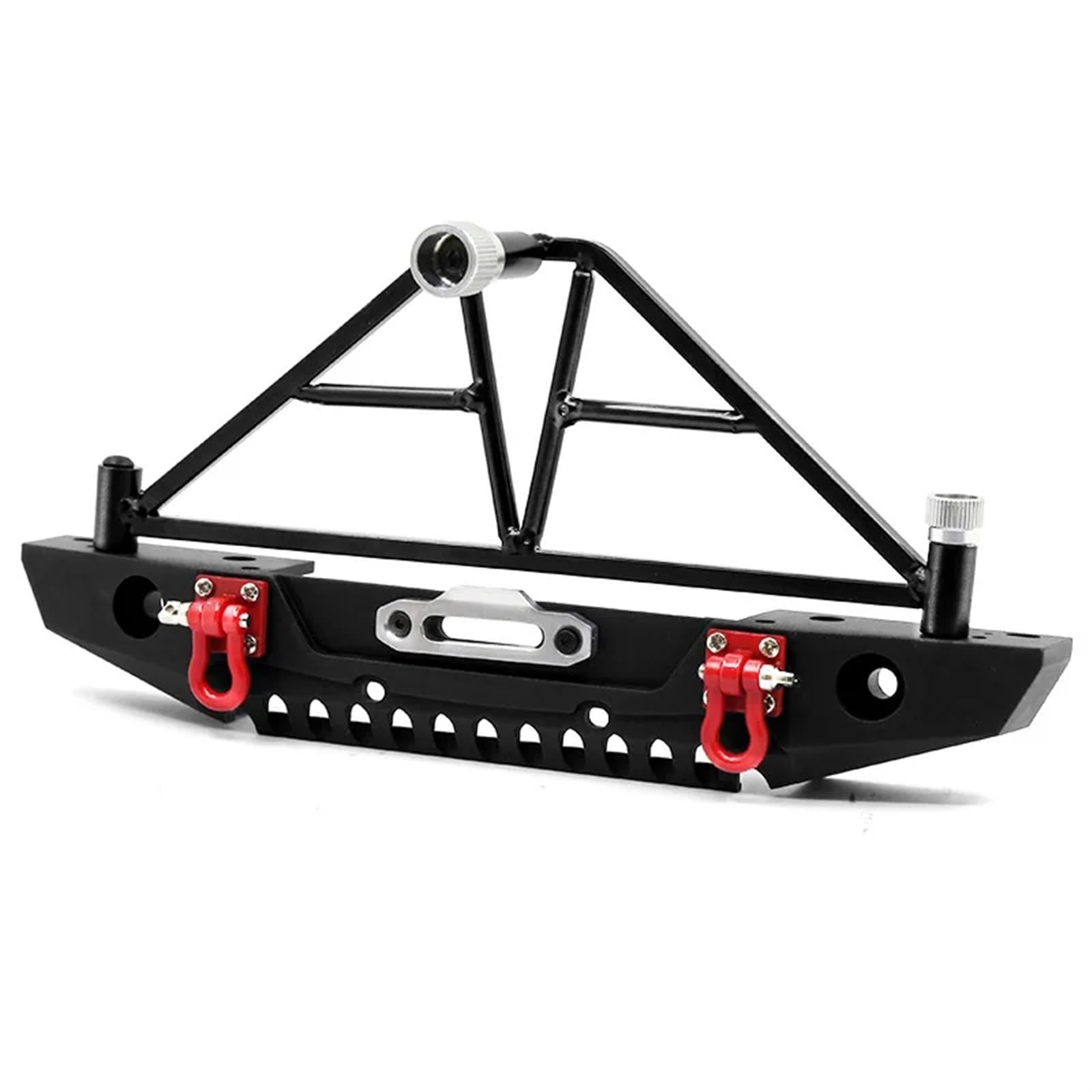 Lámpara coche RC y defensa trasera de metal premium compatible con Axial SCX10 7