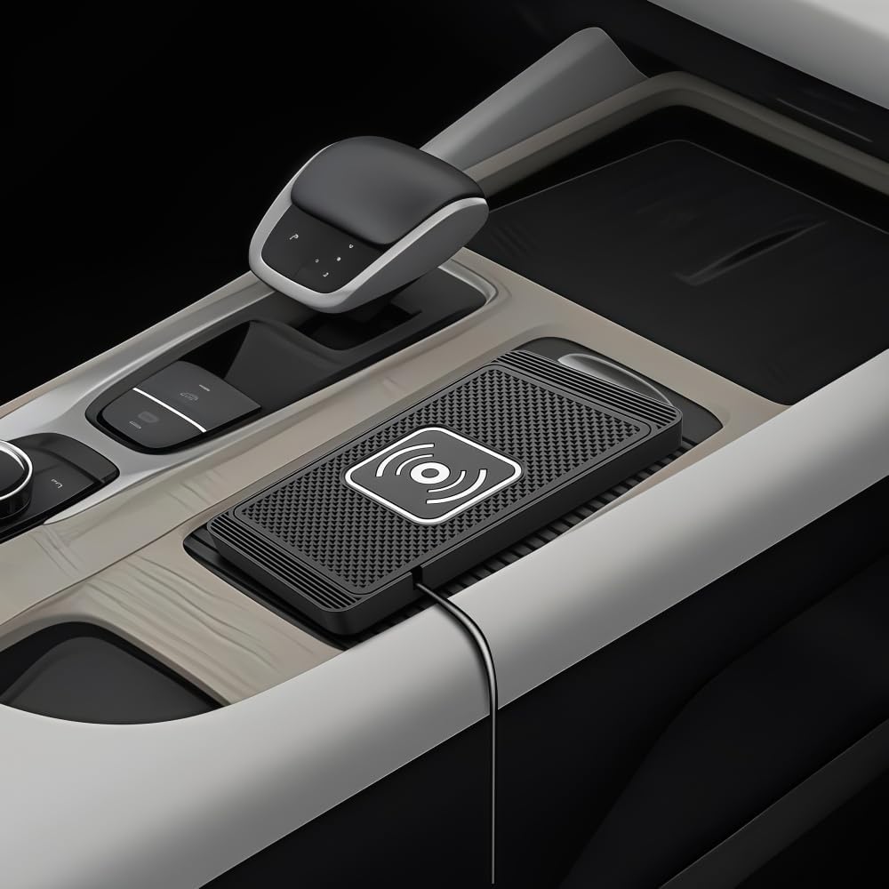 Car Wireless Charger Pad for Toyota 4Runner 4 Runner 2000-2011,15W Max Wireless Charger for Car,Non-Slip Wireless Phone Charger,Phone Flat Charging Mat,Apple,Samsung Devices,Type C