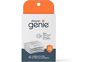 ubbi Carbon Filter 4-Pack for Diaper Genie Complete and Expression Pails
