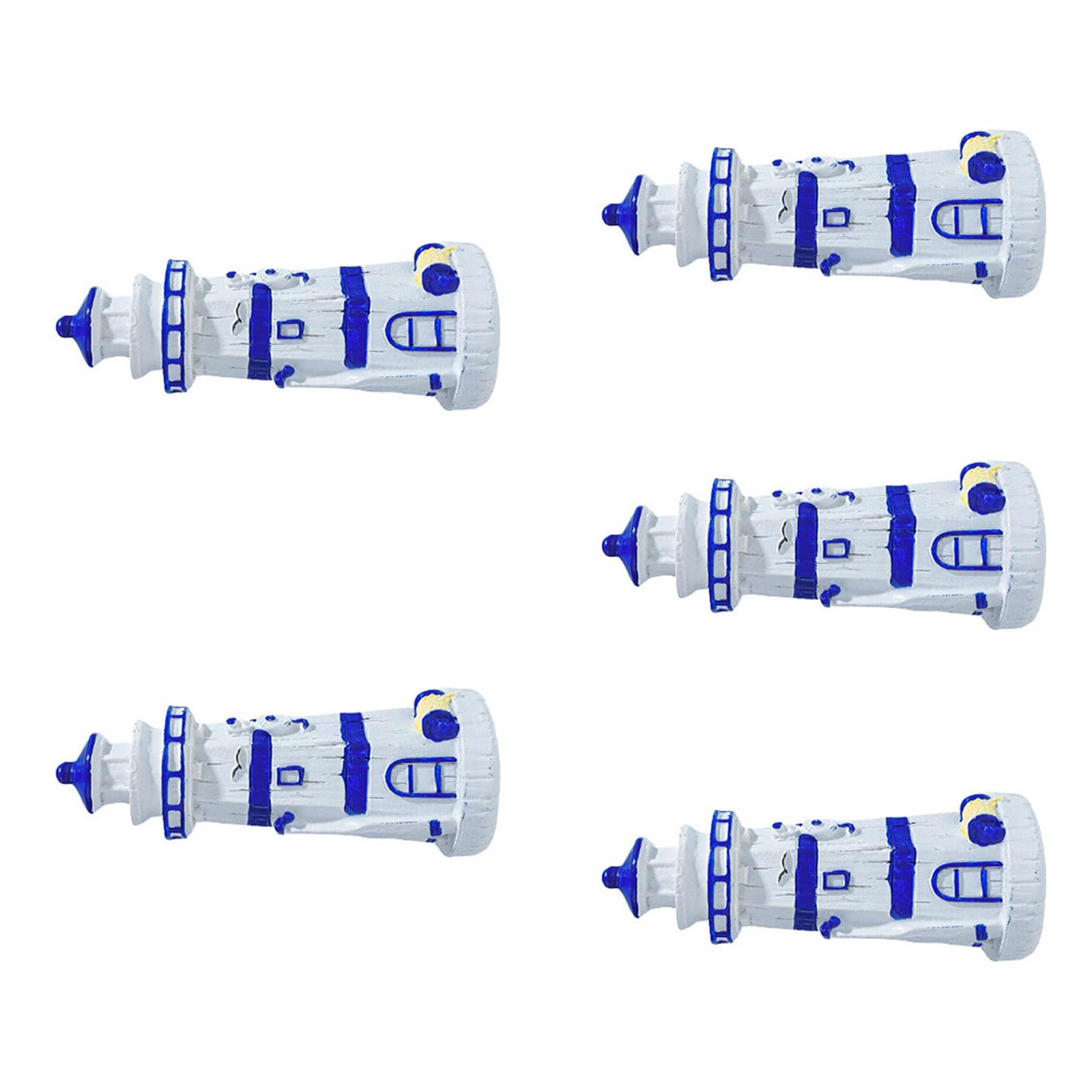Phare artificiel pour aquariums et accessoires de châteaux pour crevettes