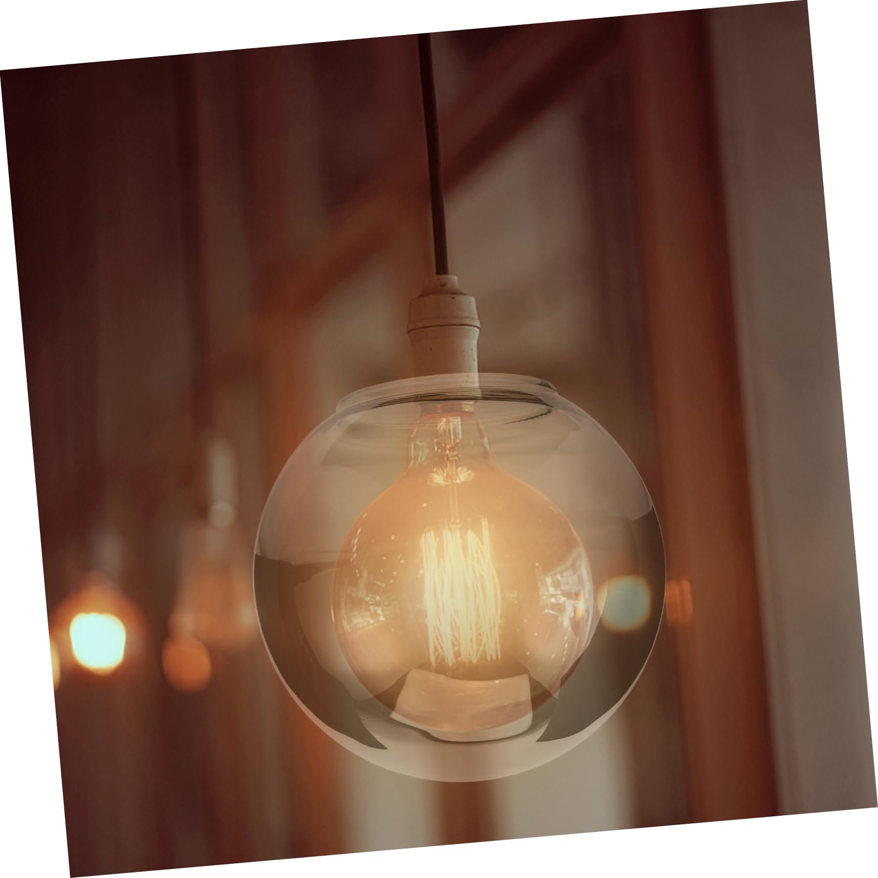 Paralume Di Ricambio in Vetro Per Lampadario, Luce Soffusa, Struttura Pratica, Utilizzabile in Corridoio e Camera Da Letto