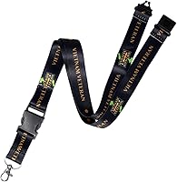 Vista 9 de Cordón de la Marina de los Estados Unidos con separación de seguridad – Soporte de insignia militar con hebilla desmontable llavero para tarjetas