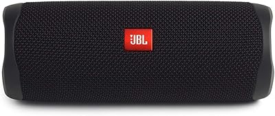 JBL Flip 5 Waterproof Portable Bluetooth Speaker - Black (Renewed)