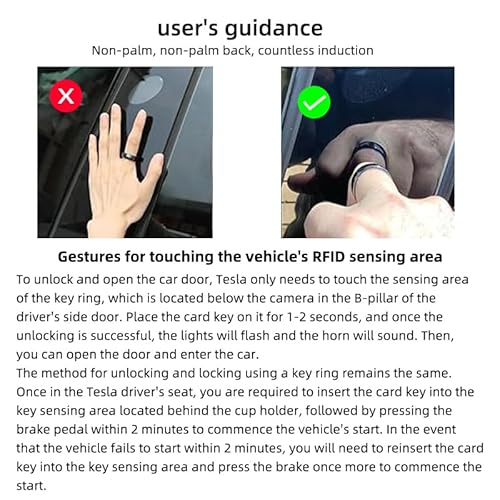 Generic ファッショナブルで豪華なダイヤモンドカットセラミックスマートリング NFC Teslaキーカード付き モデル3/Y/S ロック解除用 の商品画像 3