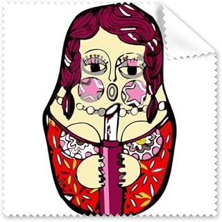 Russia Russian Nesting Dolls Female Cleaning Cloth Phone Screen Glasses Cleaner 5pcs