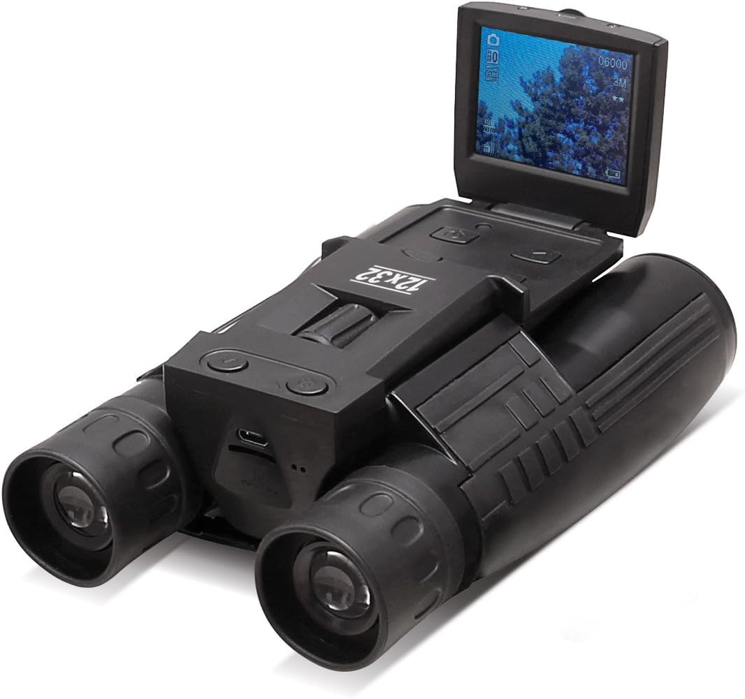 Amundson Opticam Tactical Binoculars, Black, Small