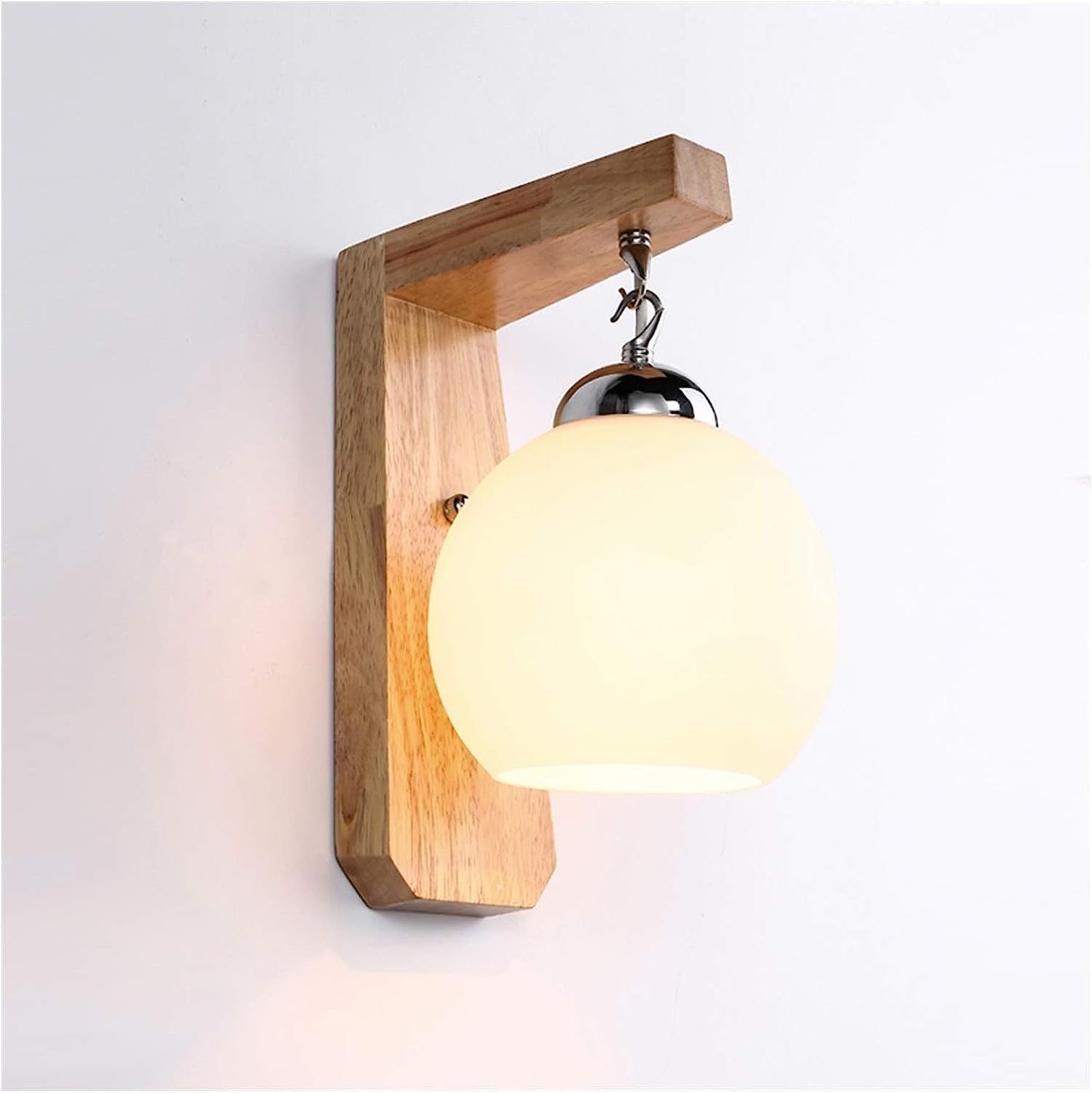 VDOQTLJT Wall Sconces Light Mirror Reading Lamp -OOM Bedside Personality Wood Modern Minimali Wall-Mounted Ony Aisle Sconce ng Decor(1Pc)