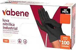 Luva Nitrílica Sem Pó - Caixa com 100 Unidades | Resistente a Produtos Químicos