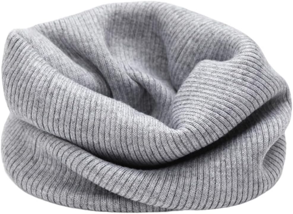 Winter Neck Warmer Scarf Neck Gaiter for Women Men Knitted Ribbed Turtleneck Dickey Collar Tube Circle Neck Scarves