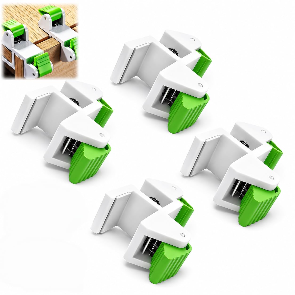 Woodworking Filler Board Installation Clamp, Cabinet Scribe Jig Tool (4PCS)