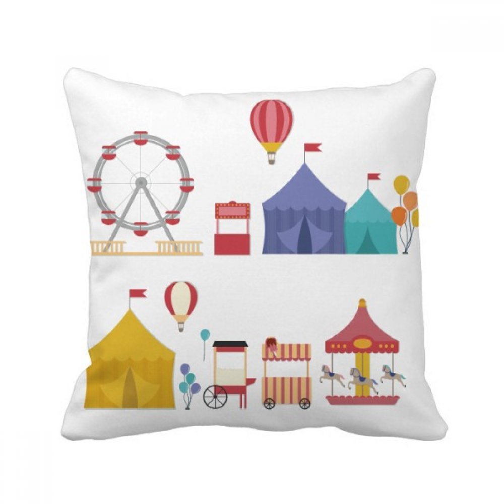 Oreiller Grande Roue multicolore pour égayer votre canapé et vos moments détente