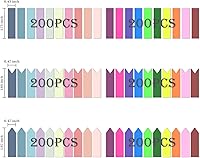 Vista 2 de Temiary 1200 pestañas adhesivas transparentes para índice, marcadores de página para anotar libros, pestañas translúcidas de bandera de flecha