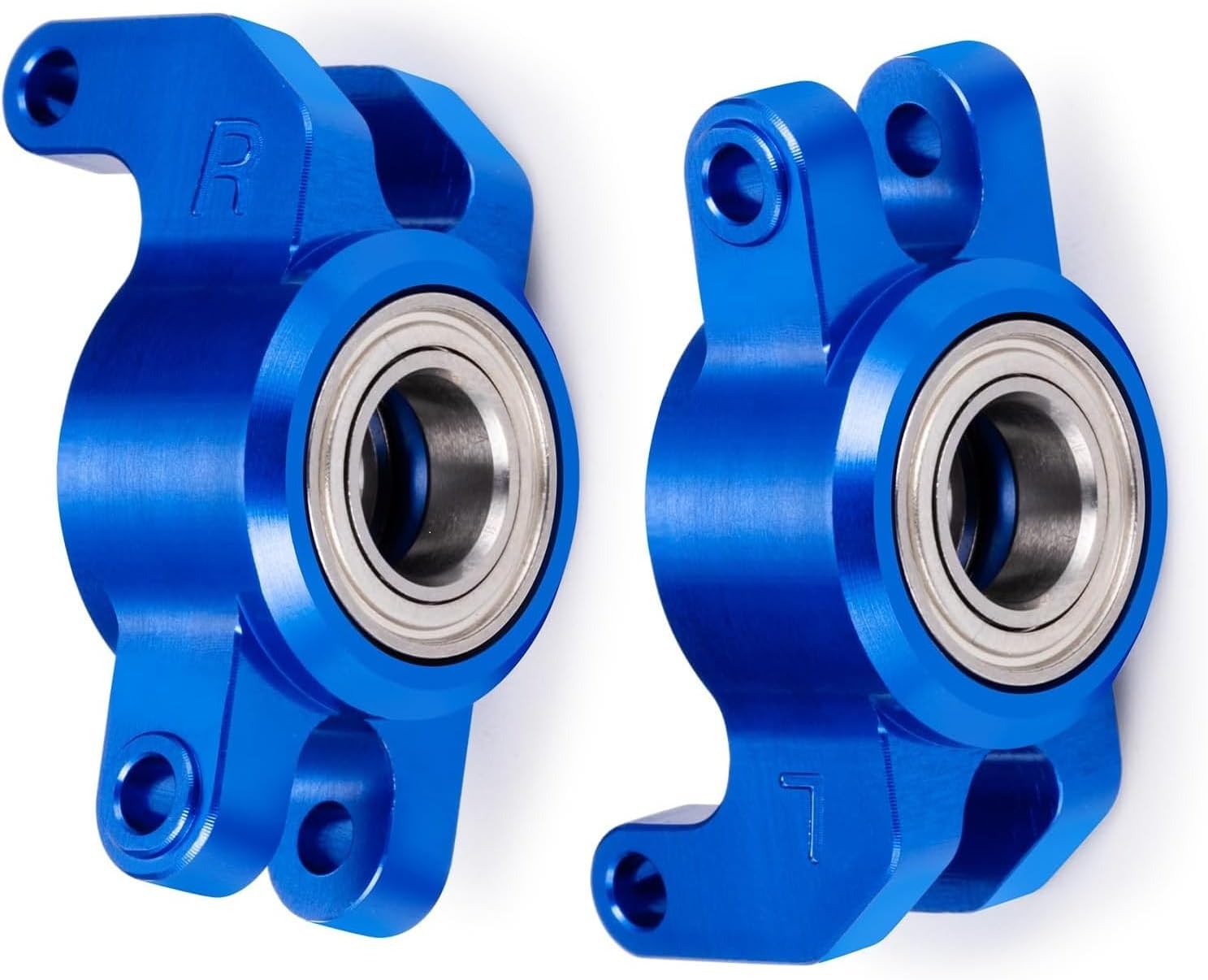 LSG Aluminum Rear Steering Knuckles Rear Cup Hub for Arrma 1/18 Granite Grom Mega 380 Brushed 4X4 Monster Truck RC Car Upgrade Parts (Blue)