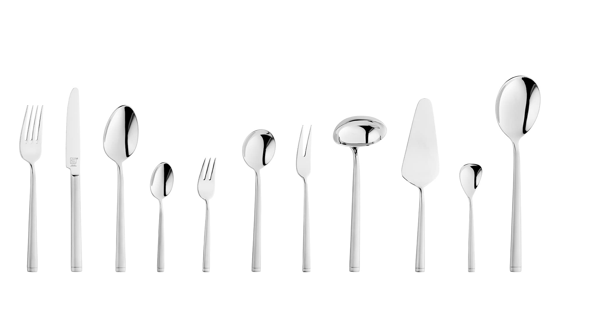 ZWILLING Senses Besteck Set, Für 12 Personen, 68-teilig, Mit Servicebesteck, Edelstahl, Poliert, Silber