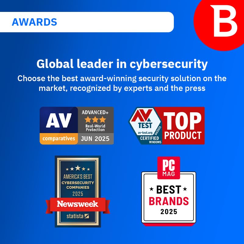 bitdefender total security - 5 devices  1 year subscription  pcmac  activation code by email