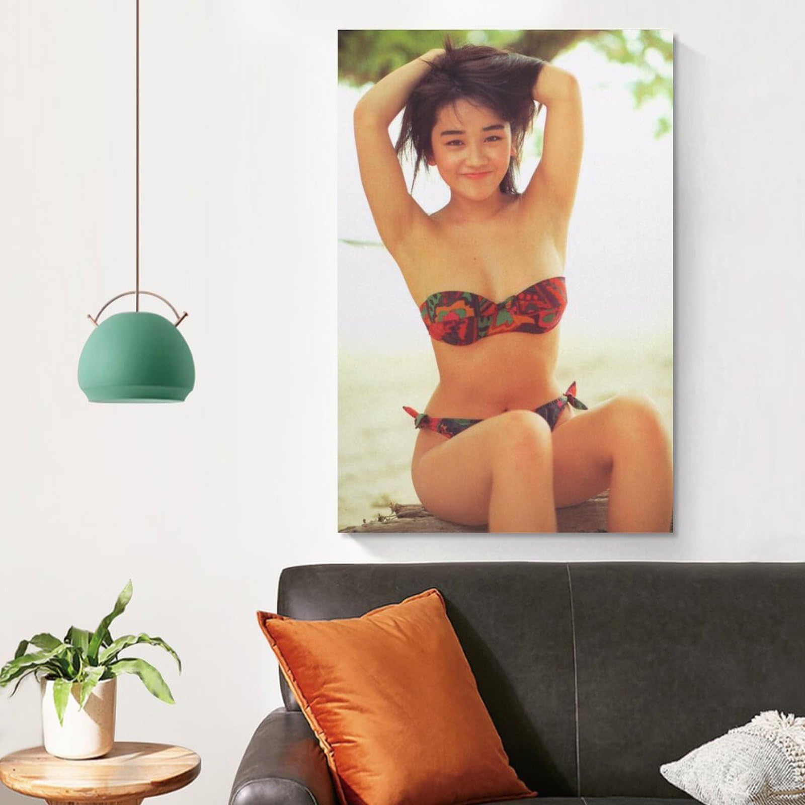 Amazon.co.jp: 西田ひかるセクシービキニ写真ポスターアートパネル