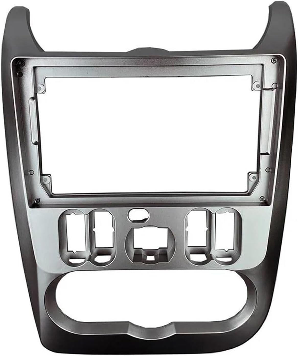 9インチ ヘッドユニットラジオフェイシアパネルフレーム 2DINカーステレオダッシュボードマウントキット に適合する ルノー に適合