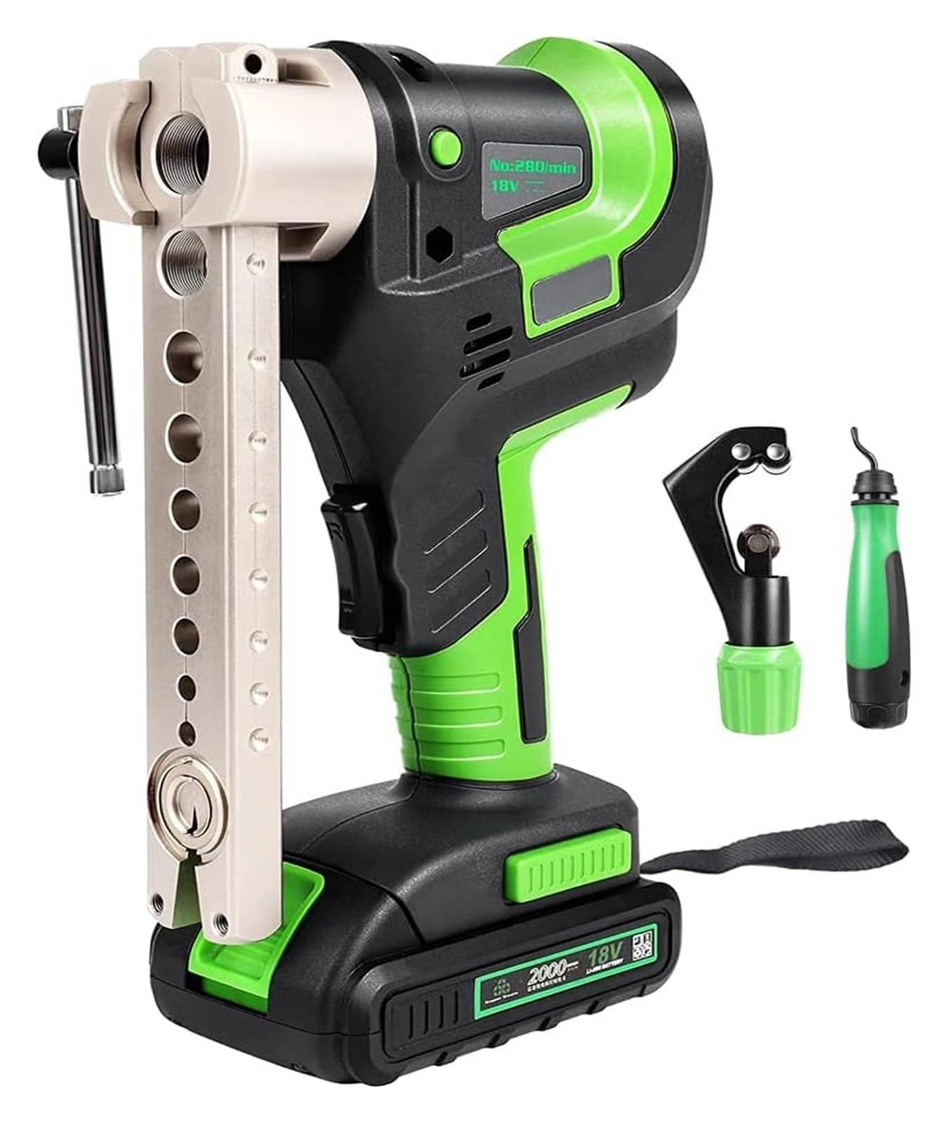 Kit de herramientas inalámbricas para HVAC, juego de herramientas de ensanchamiento portátil compacto para manguera y tubo, equipo de reparación esencial para profesionales y entusiastas del bricolaje