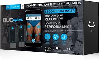 Bluetens Duo Sport 2, Electroestimulador Conectado TENS/EMS, Maquina Electroestimulacion Profesional, Aparato Electroestimulacion Muscular y Antidolor, Relajación, Rehabilitación y Masaje Deportivo