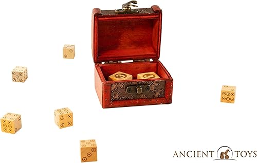 Miniatura 4 de Dados vikingos de un juego de bluffing de ritmo rápido similar a los dados del mentiroso, Mia, Dudo y Perudo. Gran juego de fiesta que es divertido