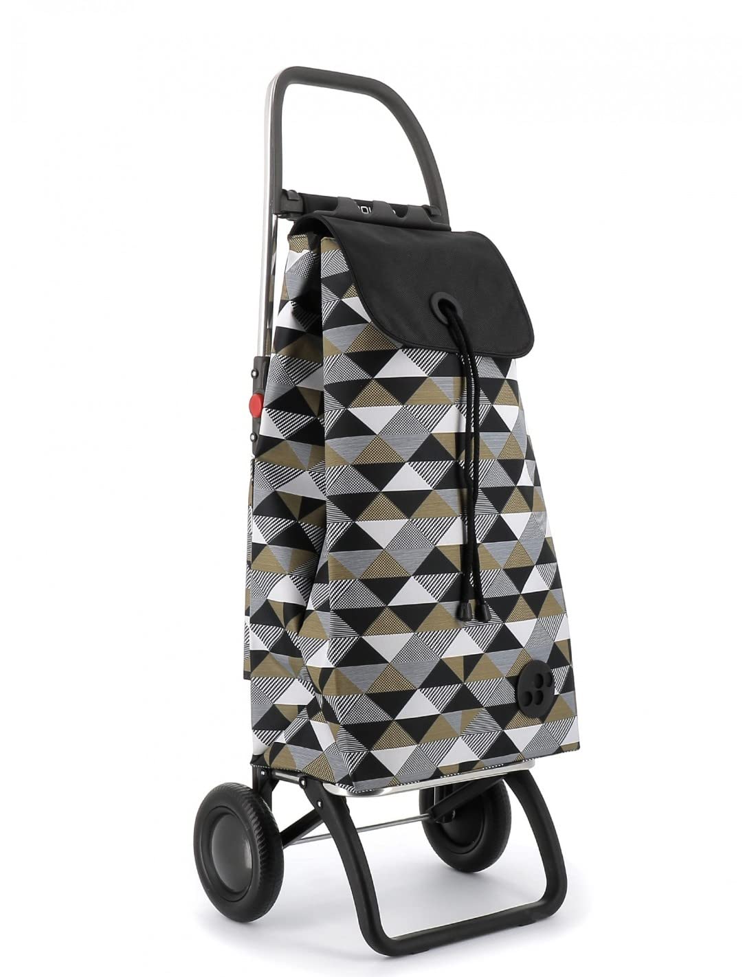 ROLSER I-Max Sahara 2 Wheel Foldable Shopping Trolley - Black