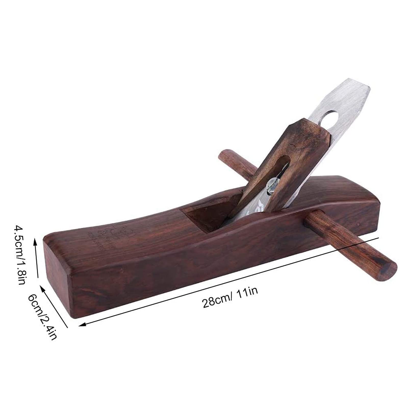 Herramienta de artesanía en Madera de Carpintero Plano de Madera a Mano, avión de carpintería con Mango, Herramienta de artesanía en Madera