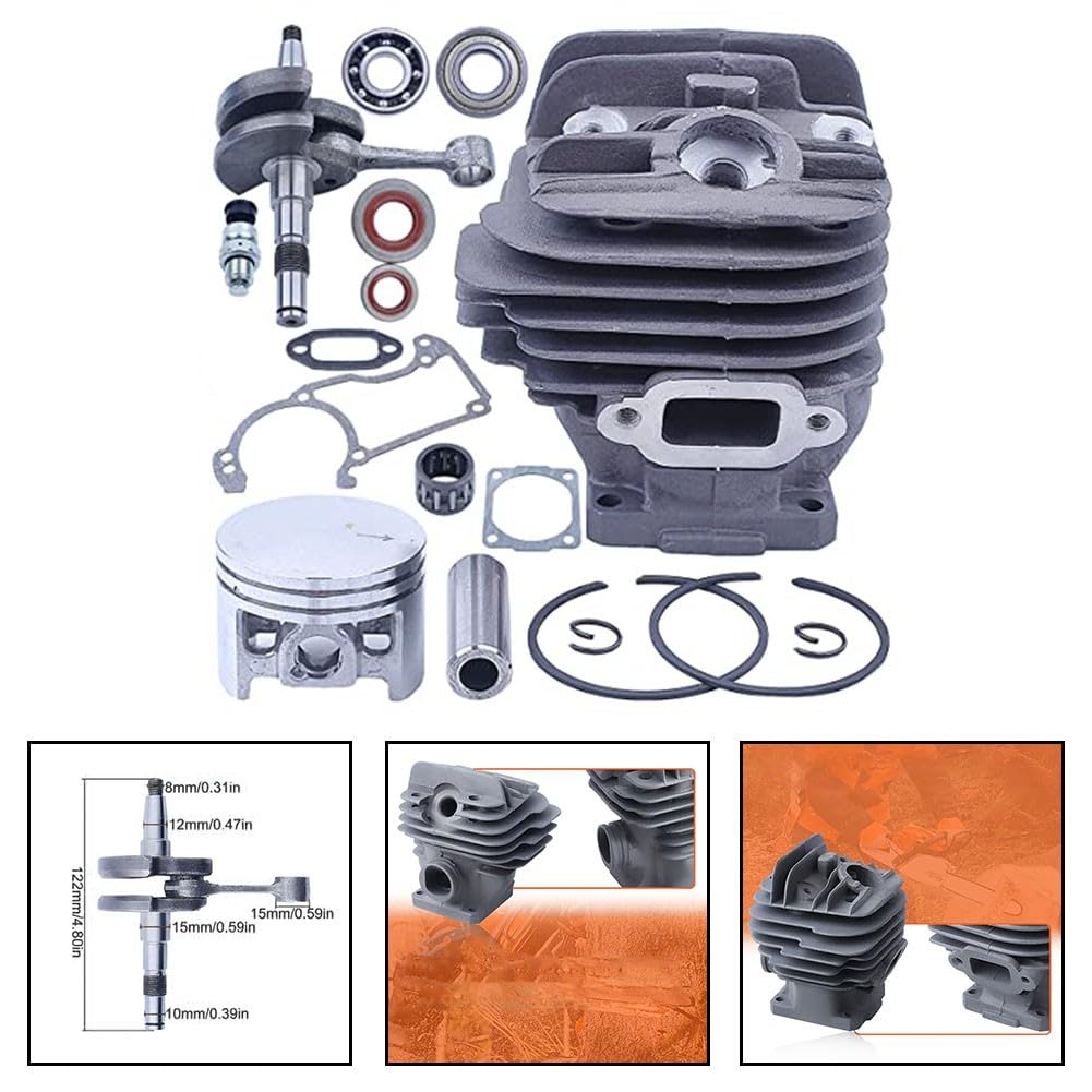 Kit de cilindro y pistón eficiente para motosierra MS260 026 PRO – para un rendimiento óptimo del motor en funcionamiento. Cilindro de 44,7 mm para pistones de motosierra MS260 026 PRO