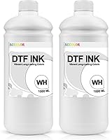 Vista 1 de Tinta DTF 1000ML DTF Tinta blanca Premium DTF Tinta Base de agua Recarga de tinta digital para impresoras directas a película con cabezal