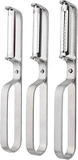 YODKIT All Stainless Steel Ultra Sharp Blade Potato Peelers,Vegetable Peeler,Julienne Peeler,Apple Peeler, Veggie Peeler, ...