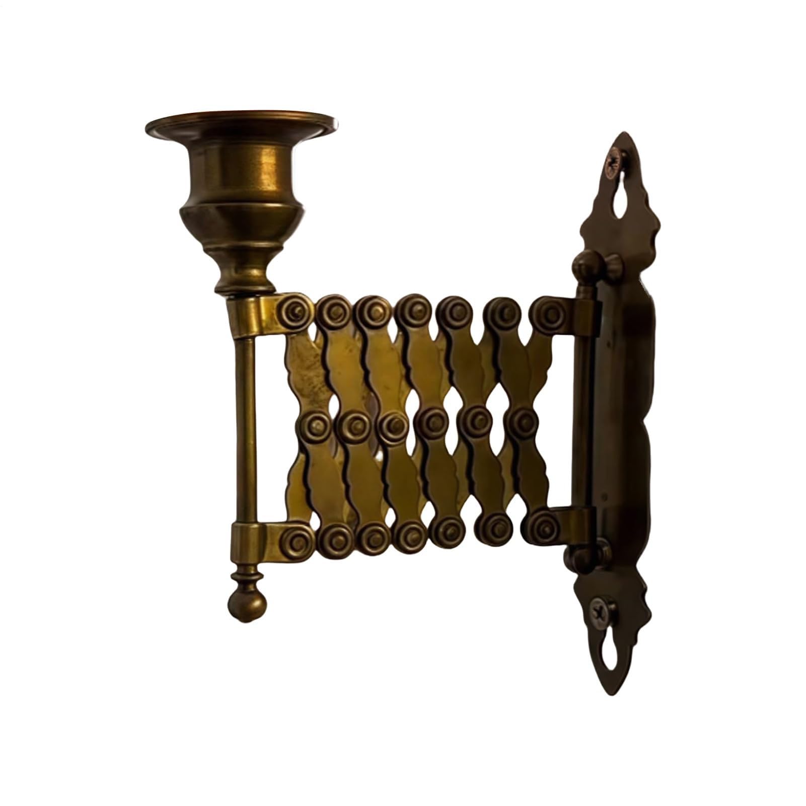 Candelabro - Candelabros Pared - Portavelas Cónicos Ajustables - Candelabro Decorativo Telescópico, Exhibición Velas, para Mesa/Repisa/Boda/Regalo Inauguración La Casa