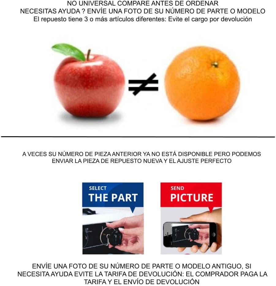 GLOB PRO SOLUTIONS W10308033 4961853 W11299369 CKD2297 Refrigerator Evaporator Fan Motor 3" Legth Approx. Replacement for and compatible with Maytag Whirlpool KitchenAid Jenn-Air Heavy DUTY