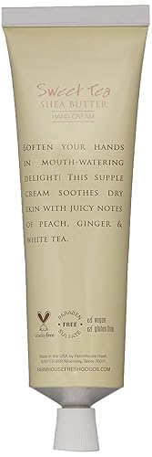 Miniatura 4 de FarmHouse Fresh Sweet Tea - Crema de manos con manteca de karité, té dulce y jengibre, 2 onzas líquidas