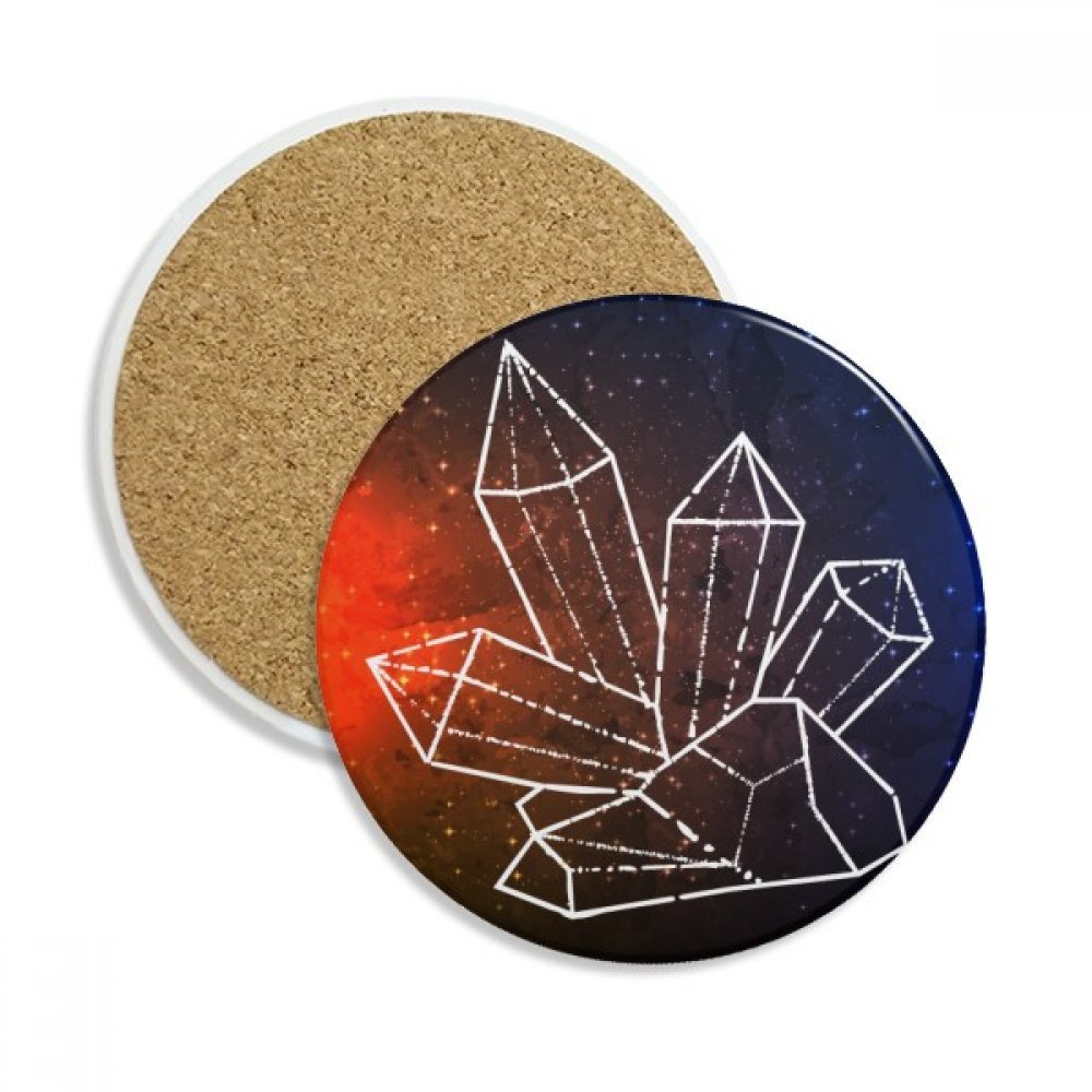 Cadeau de boissons original avec le coaster en céramique univers ciel imaginaire