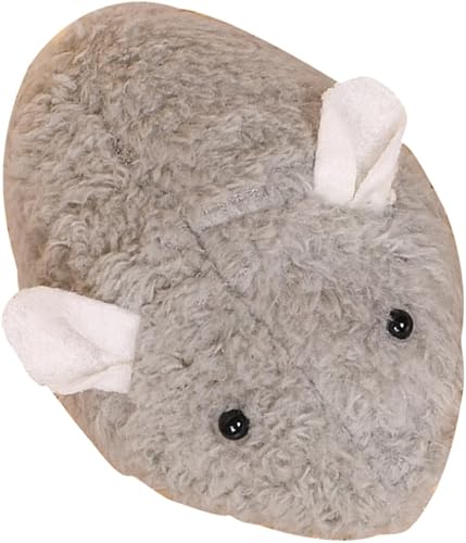 jojofuny Wind-up Vibrating Plush Mouse Cat Grey Interactive Lightweight for Indoor Cats Kitten Entertainment and Stress Relief