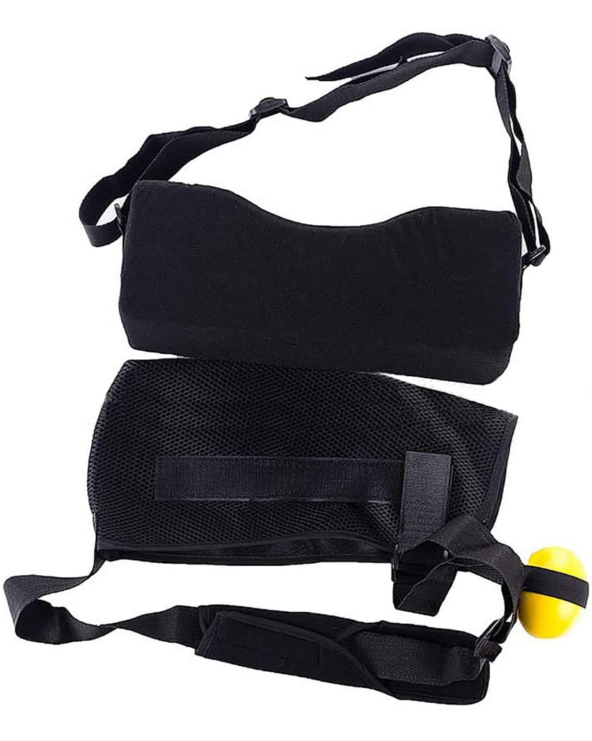 Almohada de abducción de hombro transpirable, soporte fijo para articulación del hombro, fractura de húmero, cabestrillo para brazo, protector de soporte para lesiones en el hombro, izquierd