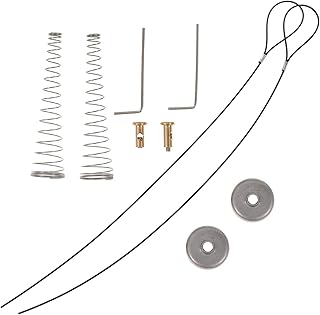 TEHAUX Black Fence Gate Latch Cable, Pull Gate Latch Pull Gate Latch Cable Fence Gate Pull Lock Latch Cable Pull for Gate 2 Sets Stainless Steel Door