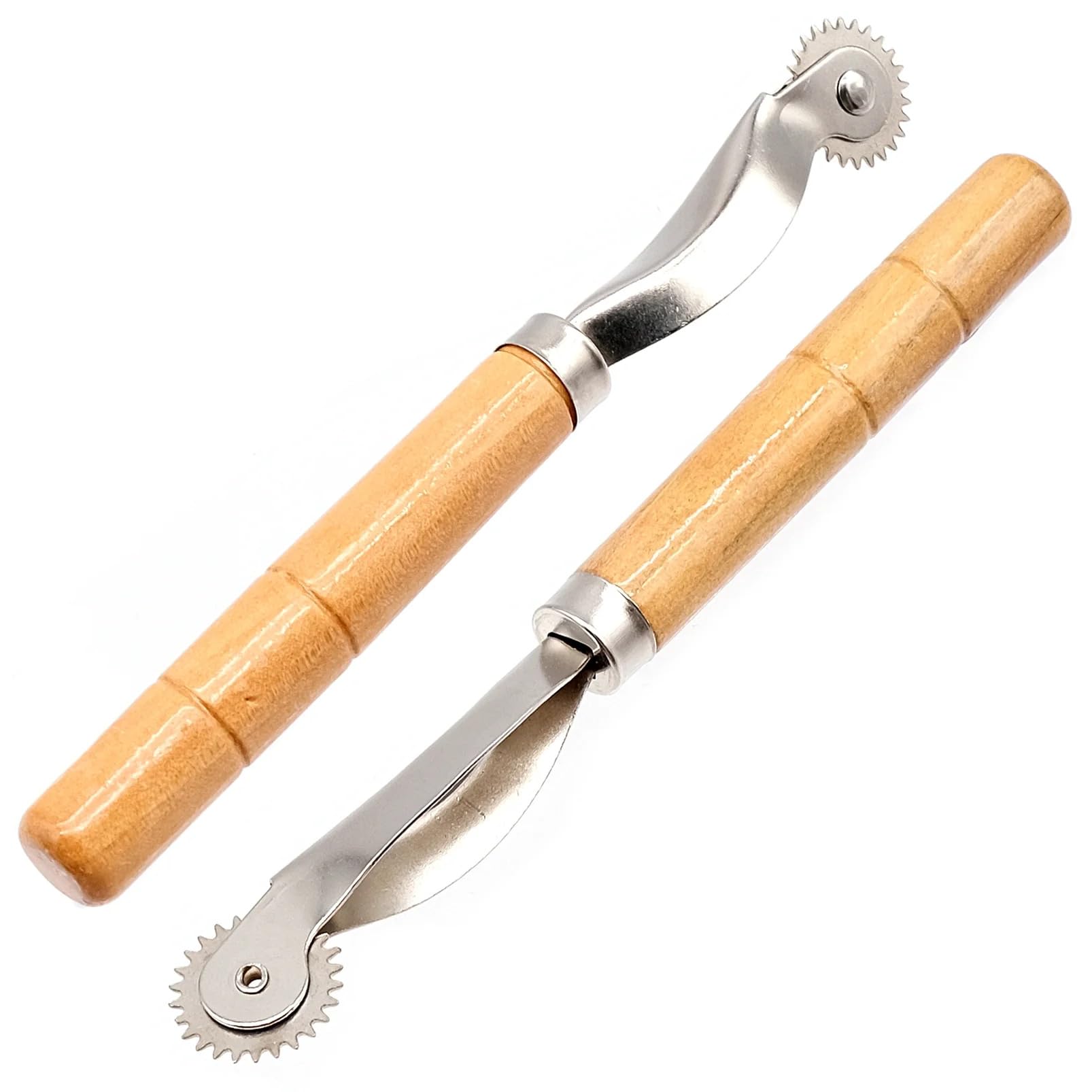 LYSOO 2 PCS Tracing Wheel Sewing Tool – Cloth & Paper Perforator Wheel for Pattern Marking & Tailoring Use-image-5