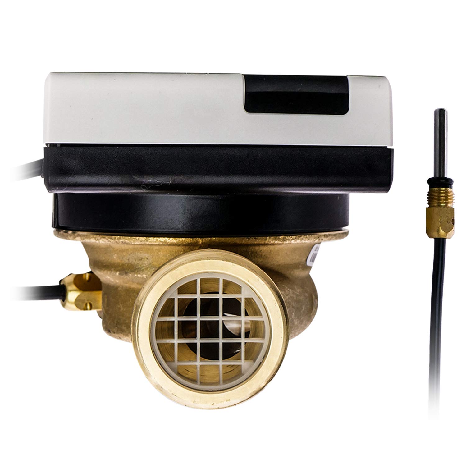 Wärmezähler Zähler Plattform SensoStar E Einstrahl Kompakt Nenndurchfluss Qn 2,5 m³/h, Anschluss 1 Zoll, Baulänge 130 mm, Temperaturfühler Ø 5,2 mm Eichung 2026 gültig bis 2032