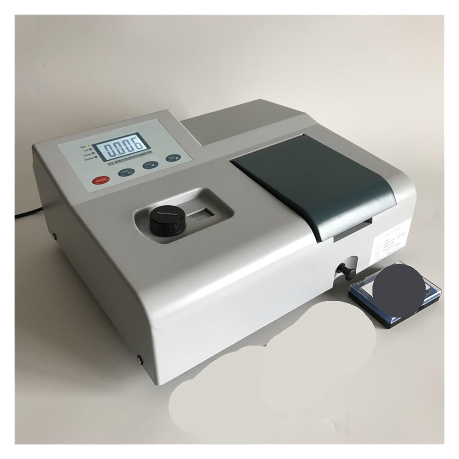 Capacidad analítica de espectrofotómetro visible con lámpara de tungsteno de bajo consumo, rango de longitud de onda de 190-1100 nm