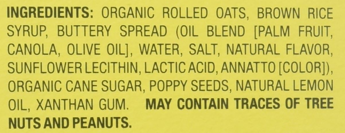 Oat Bites, Lemon POPPYSEED, Pack of 6