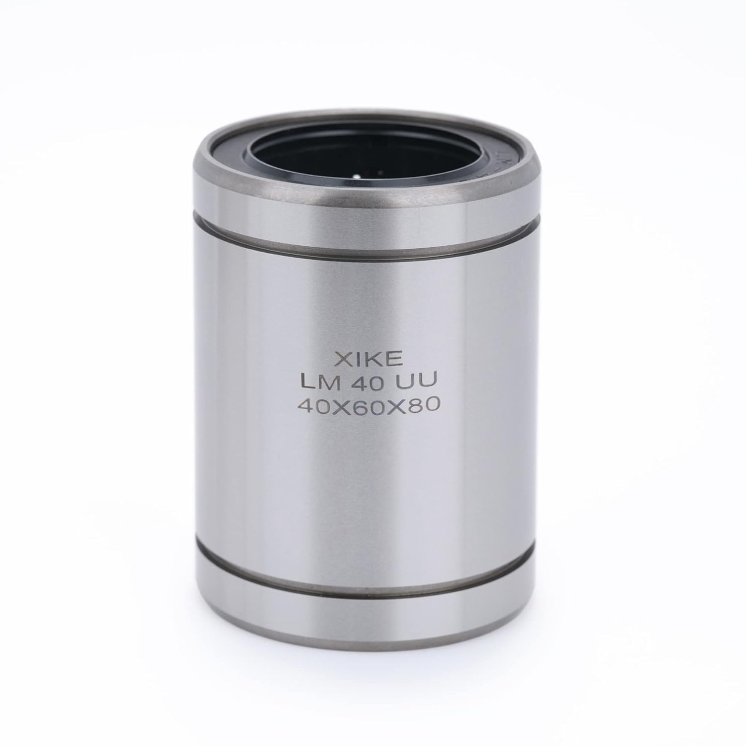 XIKE 2 Pcs LM40UU 40x60x80mm, Fits DIY/3D Printer/Workbench/CNC, M3 Rod Shaft Guide Linear Motion System and SCS3UU Block Slide Bushing.