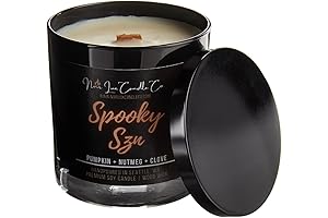 Spooky Szn: Luxurious Wood Wick Soy Wax Candle