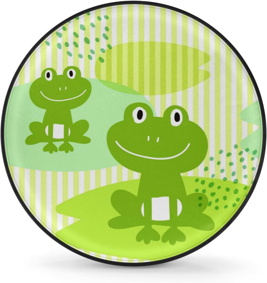 Sweet Frog Tire Covers Portable Spare Tire Cover Soft Durable Waterproof Dustproof 3 Sizes 14 15 16 Inches for Car Truck SUV Trailer Camper