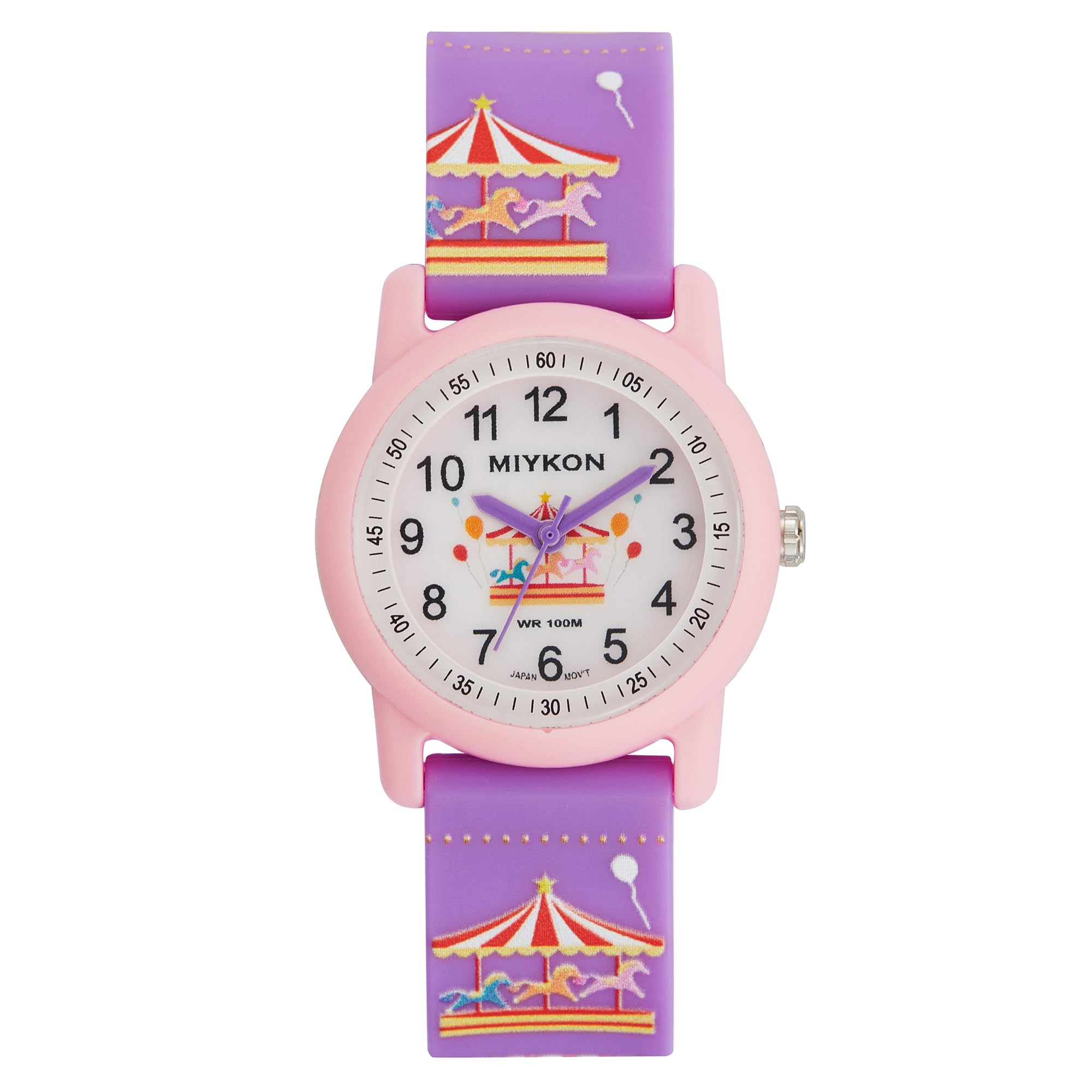 Miykon Kids Analog Watch, Boys &amp; Girls, Easy Reader, Educational, Ages 3-15