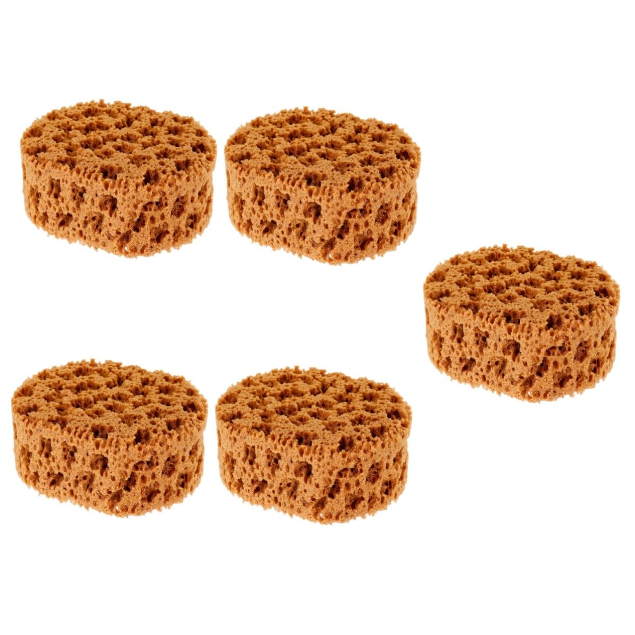 Operitacx 5pcs Art Painting Tool Comfortable Round Sponges for Blending Reusable Paint Sponges for Art and DIY Projects