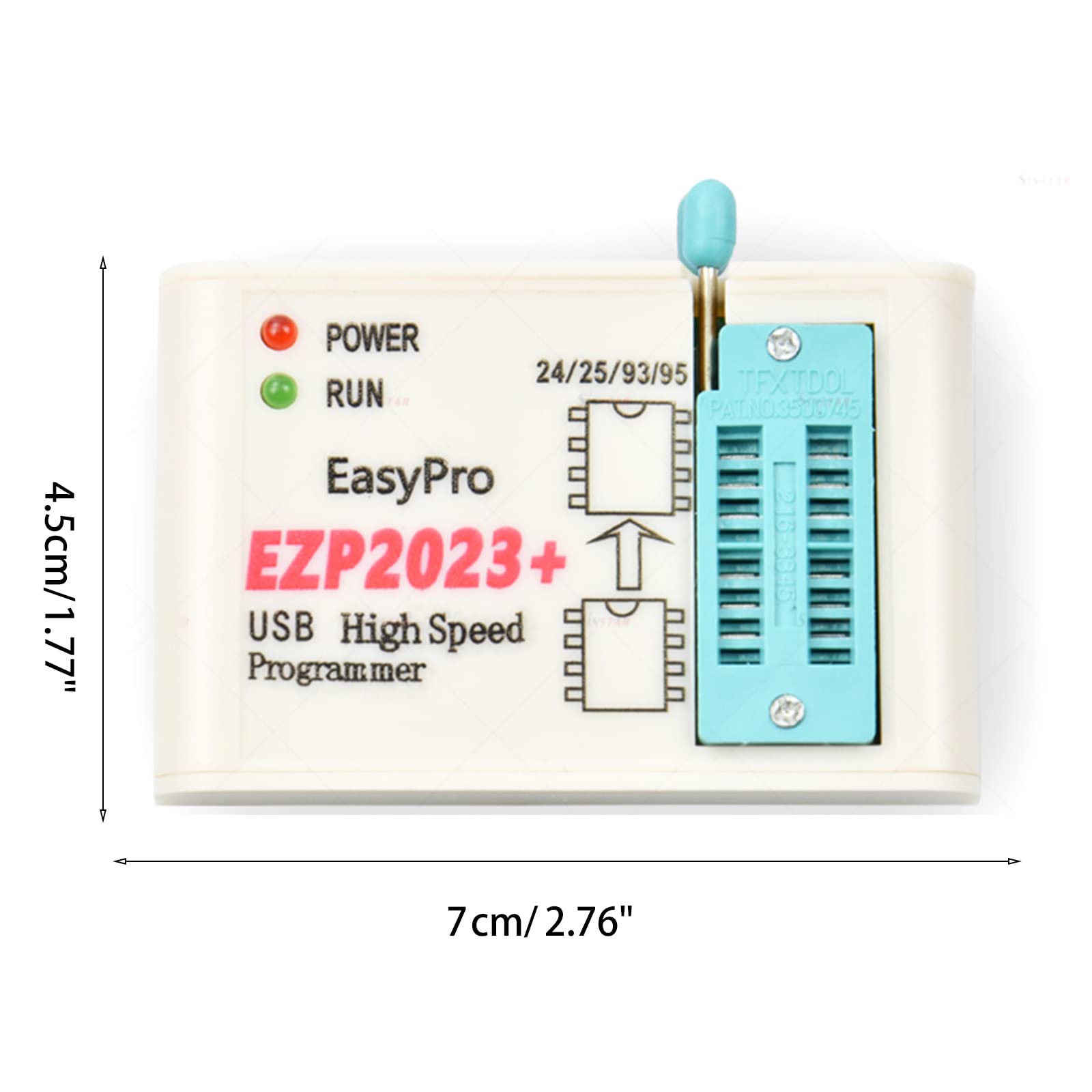 BAIRU EZP2023 Programmatore ad velocità USB supporta 25 flash SPI 24 25 93 95 EEPROM per Windows 2000 / XP/Vista / Win7 / 8/10 SPI Flash Programmer