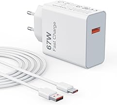 Charger 67W USB C Fast Turbo Charging Compatible with Xiaomi 15 14 13T 12 Pro Redmi Note 13 Pro 12 11 Poco X6 X5 F5 F4 with Type C Cable 1M Wall Adapter Turbo Charger