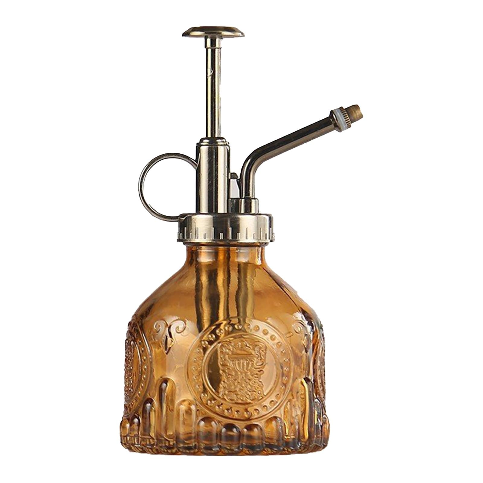 DSFIHJO Vintage Hand-pressure Watering Sprayers Pumpkin Shape Plant Flower Water Sprayer Small Glass Spray Bottle Garden Supplies(Burgundy)